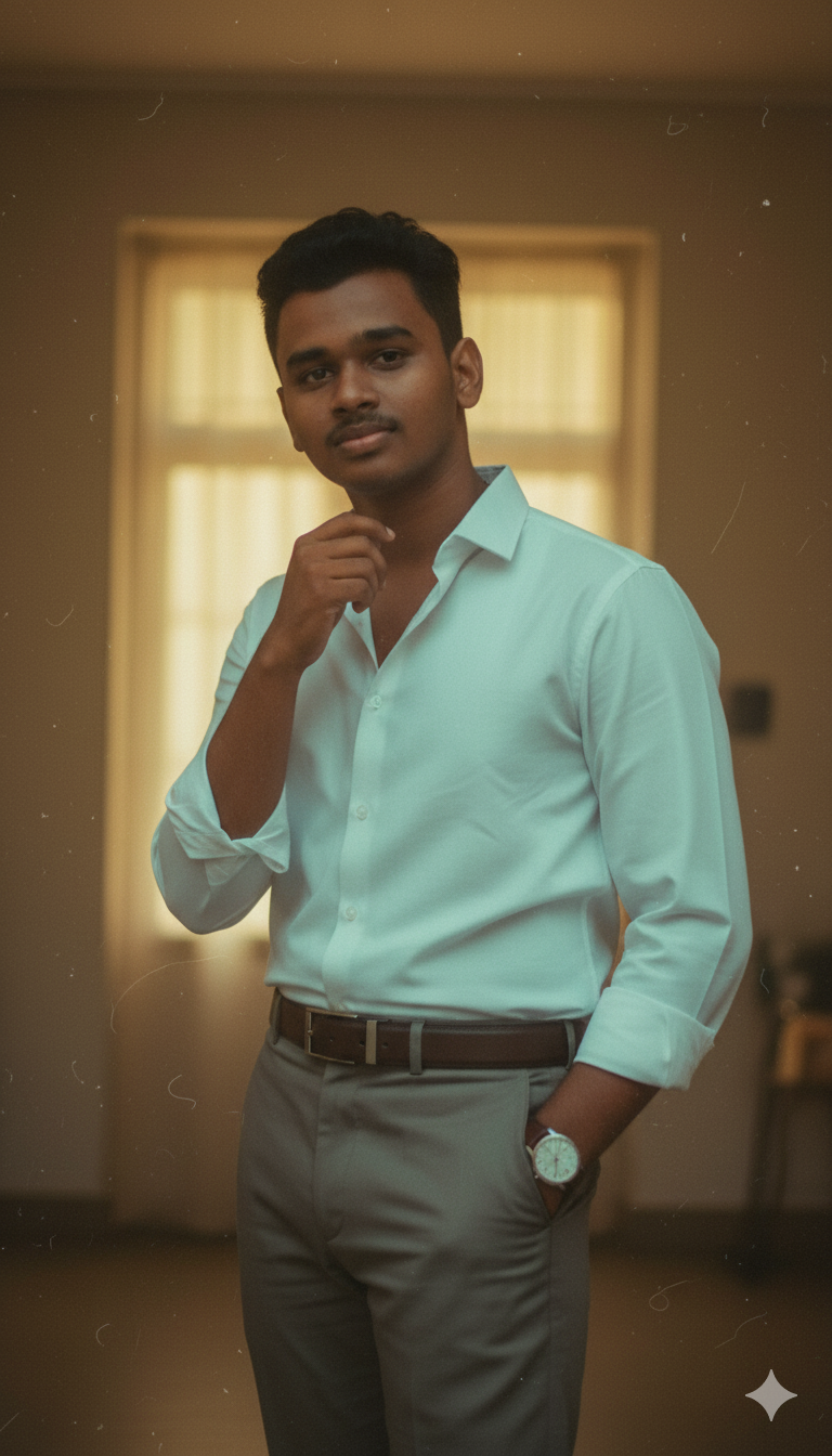 Karthikeyan Selvamani, portrait